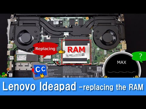 Lenovo Ideapad  | Replacing the RAM | 16GB → 32GB