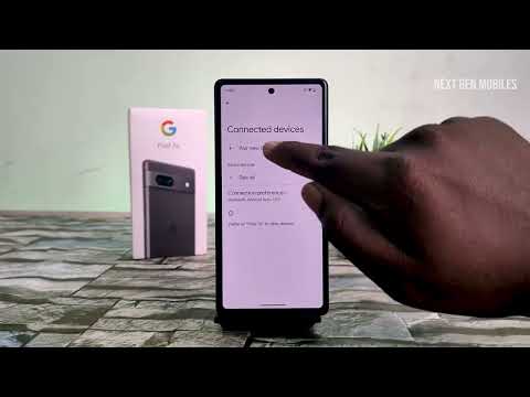 How To connect Bluetooth device on Pixel 7a in English