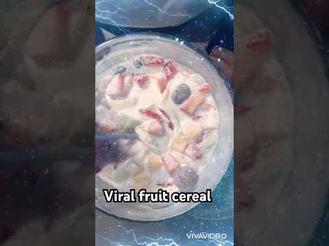 Viral fruit cereal  super healthy & Easy #viral #musttry #fruit #cereal