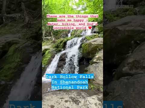 Dark Hollow Falls in Shenandoah National Park