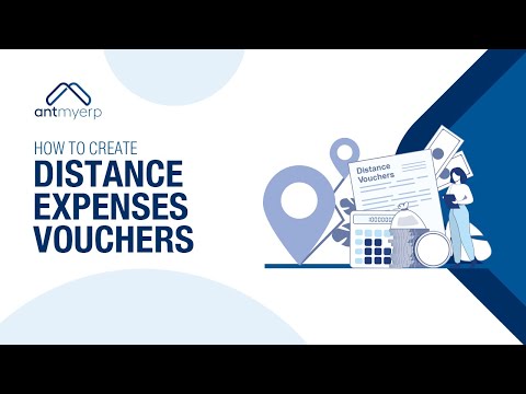 Create Distance Expense Voucher | Finance Module AntMyERP- English