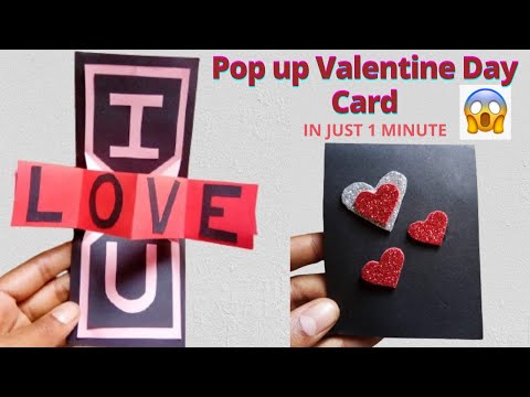 valentines day card ideas | pop up valentine day card |anniversary card |valentines day card #Shorts