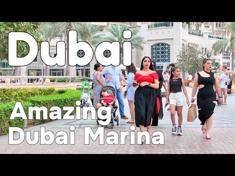 Dubai 🇦🇪 Amazing Dubai Marina [4K] Walking Tour 2024