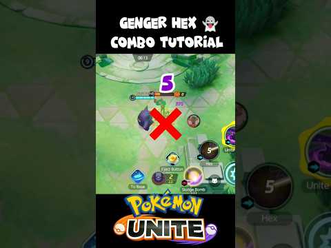 Genger Correct Hex Combo+Tutorial ✅ || Pokemon unite