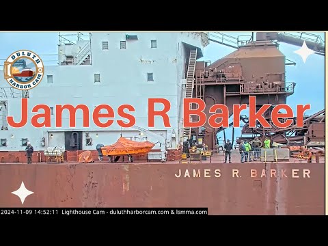 James R Barker arrived in Duluth 11/09/2024