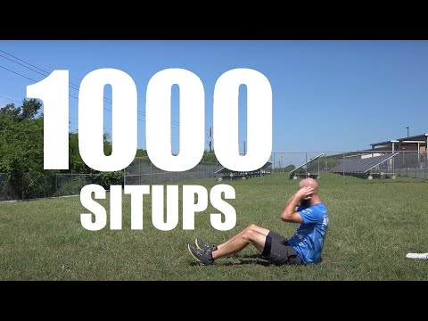 1000 SITUPS IN 1 HOUR - LIVE STREAM