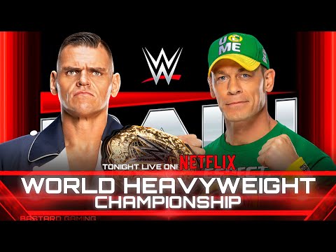 WWE 2K24 | Gunther VS John Cena - World Heavyweight Championship | Raw