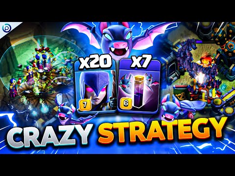 GRISHA Brings Back MASS WITCHES and BAT WAVE at TH17 in CWL | Clash of Clans Attack Strategy