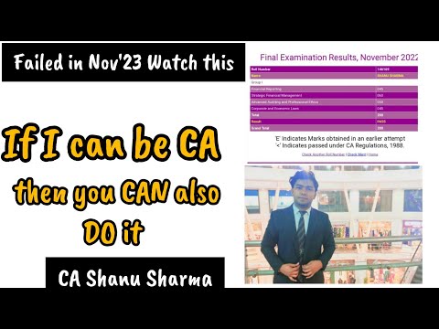 Failed in Nov"23 CA Exams? Whats next? | CA Inter |CA Final