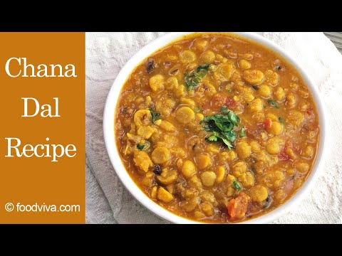 Chana Dal Recipe In Pressure Cooker - How to Make Chana Dal Curry