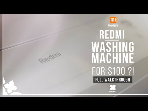 A $100 Redmi Washing machine?! Full Walkthrough [Xiaomify]