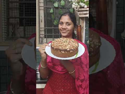 #NoMaida,NoSugar,NoOven గోధుమపిండితో డ్రై ఫ్రూట్ కేక్ 🤩👌#aatacake #healthycakerecipe #viralshort