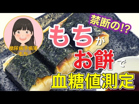 糖尿病予備軍「もち」が「お餅」を食べて血糖値測定【やっぱり美味しいけど...】