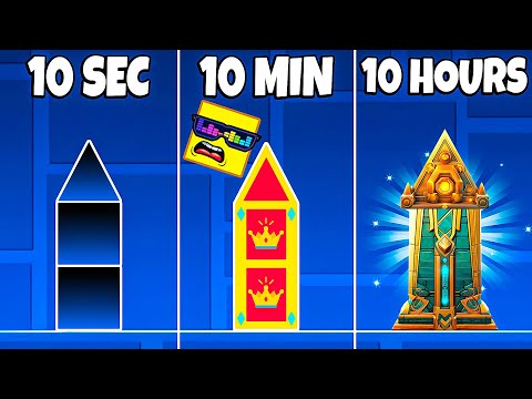 Geometry Dash 10 Second VS 10 Hour Level