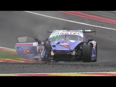 24 HOURS SPA 2024 - HUGE CRASHES, Spins, Contact, Action,…