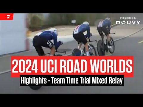 UCI Road World Championships 2024 Highlights - Team Time Trial Mixed Relay