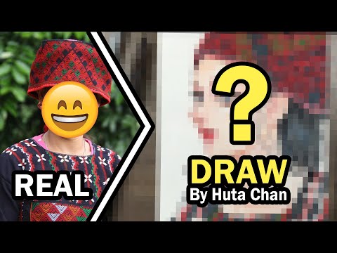 Draw WaterColor - How to draw Beauty girl 2 by Huta Chan