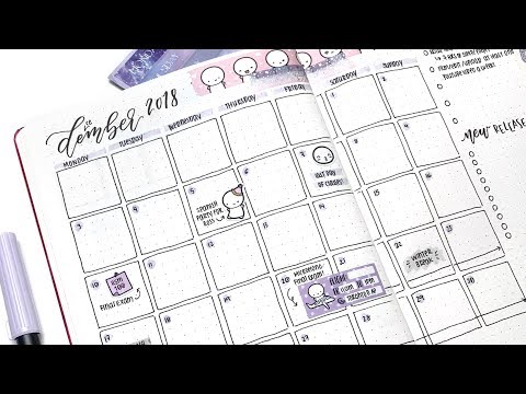 December Bullet Journal Plan With Me