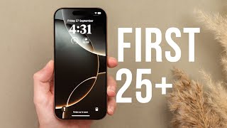 iPhone 16 Pro - First 25 Things To Do! (Tips & Tricks)