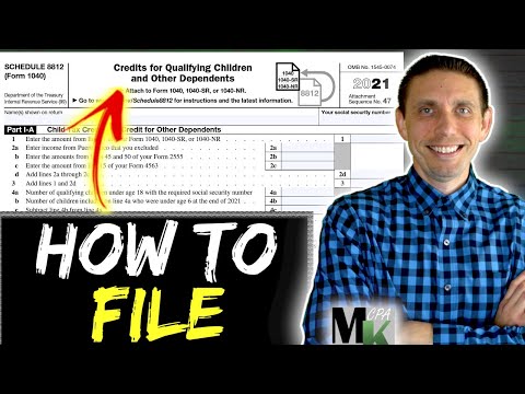 How To File 2021 Child Tax Credit  With Letter 6419 Explained! (Form 8812)