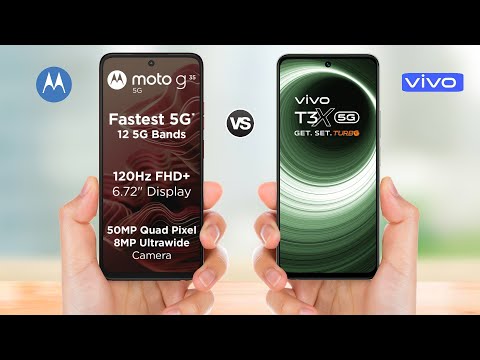 Moto G35 5g vs Vivo T3x 5g || Full Comparison