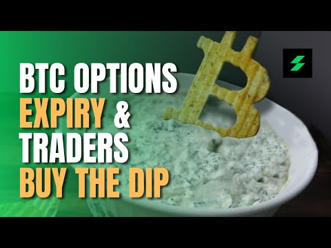 BITCOIN Options Expiry & Traders Buying the Dip!