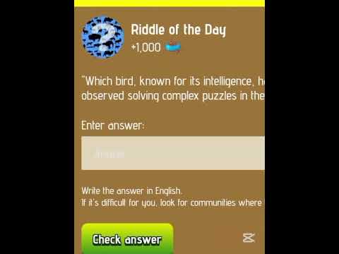 ZOO RIDDLE & REBUS OF THE DAY || 19-12-2024 || CLAIM NOW #listing #bigupdate