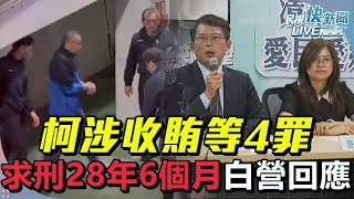 【LIVE】1226 京華城、政治獻金案柯涉收賄背信侵占等罪檢求處28年6個月 民眾黨記者會｜民視快新聞｜