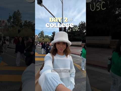 College Day in My Life (USC Student) 🎧 #college #usc #dayinmylife #university #student #vlog