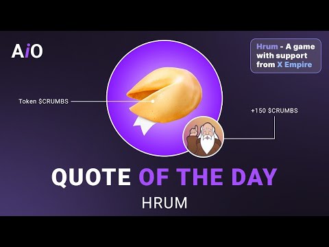 HRUM Quote of the Day Today 23 Dec | HRUM Airdrop