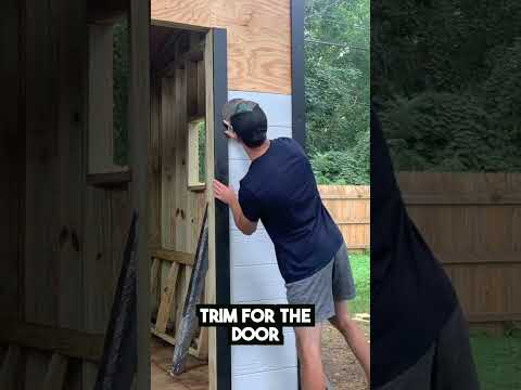 How to Build a Modern Shed Episode 8: How to Install Shed Trim