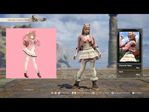 SoulCalibur 6; Ayunda Risu (Hololive ID) custom character video guide by Zeno XC