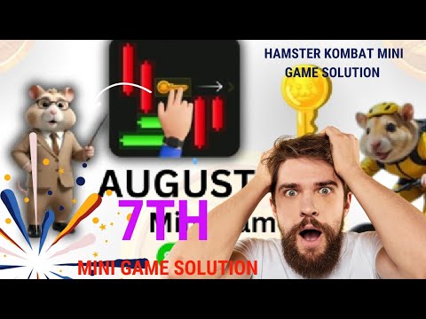 HAMSTER KOMBAT MINI GAME SOLUTION -7TH AUGUST