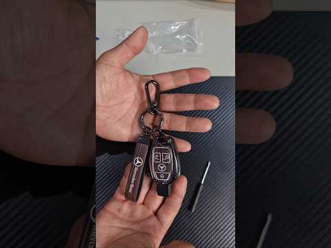 mercedes benz keyfob cover + keychain. available for most keyfobs. link in description