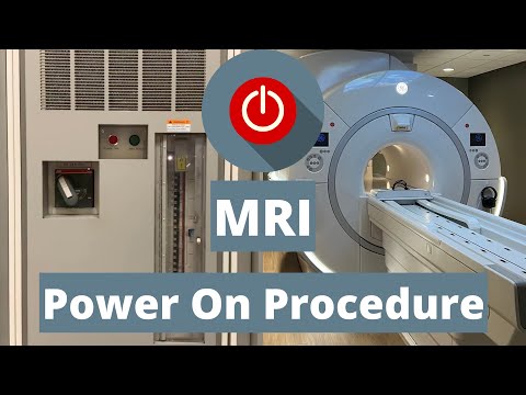 How to Turn on MRI (Power on Procedure for GE MRI Scanners)