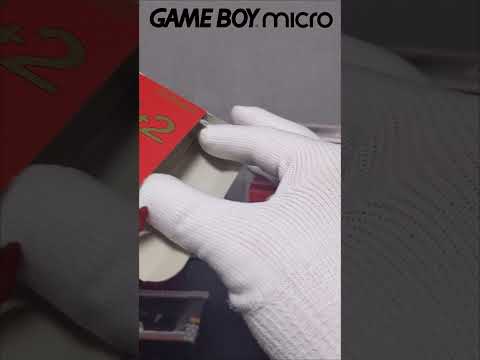 Game Boy micro unboxing  #gameboy