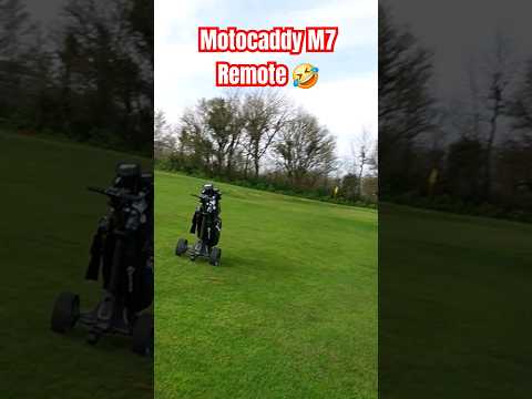 Motocaddy M7 Remote Causing Chaos 😆 #golf #sub #viral #like #ytshorts #fyp