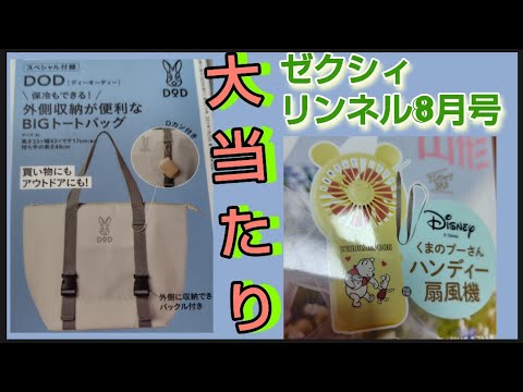 【大当たり】ゼクシィ2024年 8月号 特別付録【くまのプーさん】ハンディー扇風機リンネル 2024年8月号増刊1390円DOD [ディーオーディー]保冷もできる！外側収納が便利なBIGトートバッグ