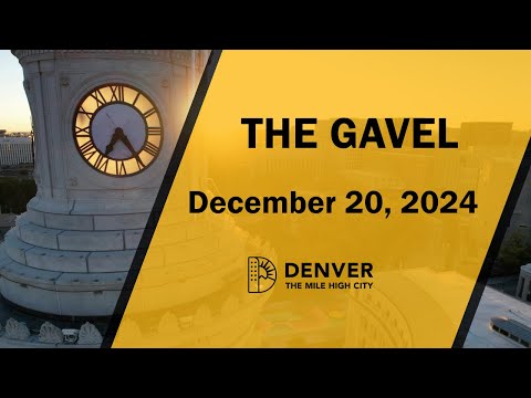 Your Weekly Denver City Council Wrap-Up – December 20th, 2024