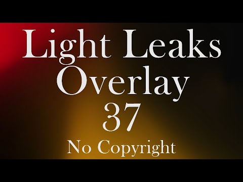 Cinematic Light Leak Overlays | Light Leaks | Full HD | 1920 X 1080 | Stock Video  | LL37