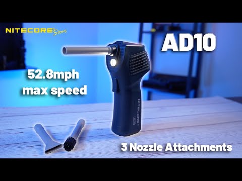 The Most Advanced Cordless Electronic Air Duster! | Nitecore AD10 Full Review