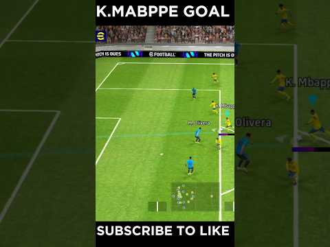 k.mbappe goal ❤️‍🩹 with for it #shorts #efootball