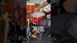 How do you get this kind of #snare #drum sound? #shorts #short #drums #sound #tune #tuning #tone