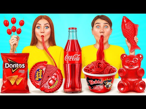 Red Food Challenge | Crazy Challenge by Multi DO