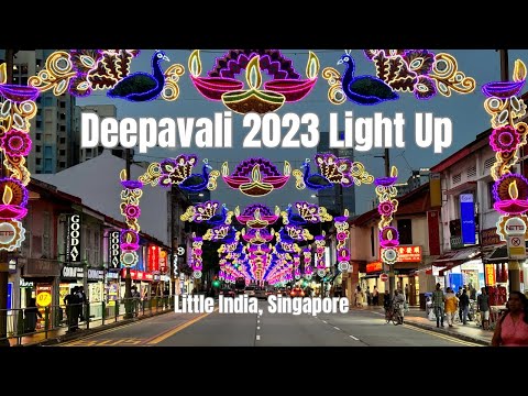 Deepavali / Diwali 2023 Light Up, Little India SG || by: Stanlig Films