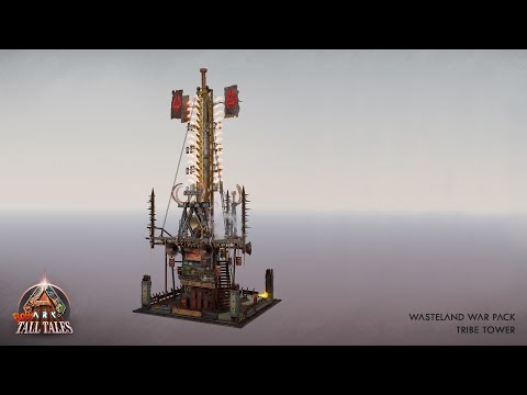 Tribe Tower NEW Reveal | Wasteland War Pack | Extra Life | ARK: Survival Ascended