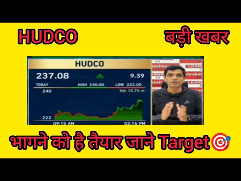 Hudco Share Latest News, Hudco Share Today News, Hudco Share chart analysis, buy ? Stock to buy Now