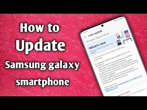 How to update Samsung galaxy smartphone