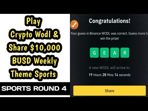 Binance crypto wodl complete answers | Crypto wodl 4,5,7,8 letters word | Crypto wodl sports Round 4