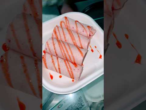 Ice cream Roll 🫗 #foodieaboutfood #summer #cool #recipe #youtubeshorts #viral #livestream #fun #foo